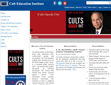 Tablet Screenshot of culteducation.com